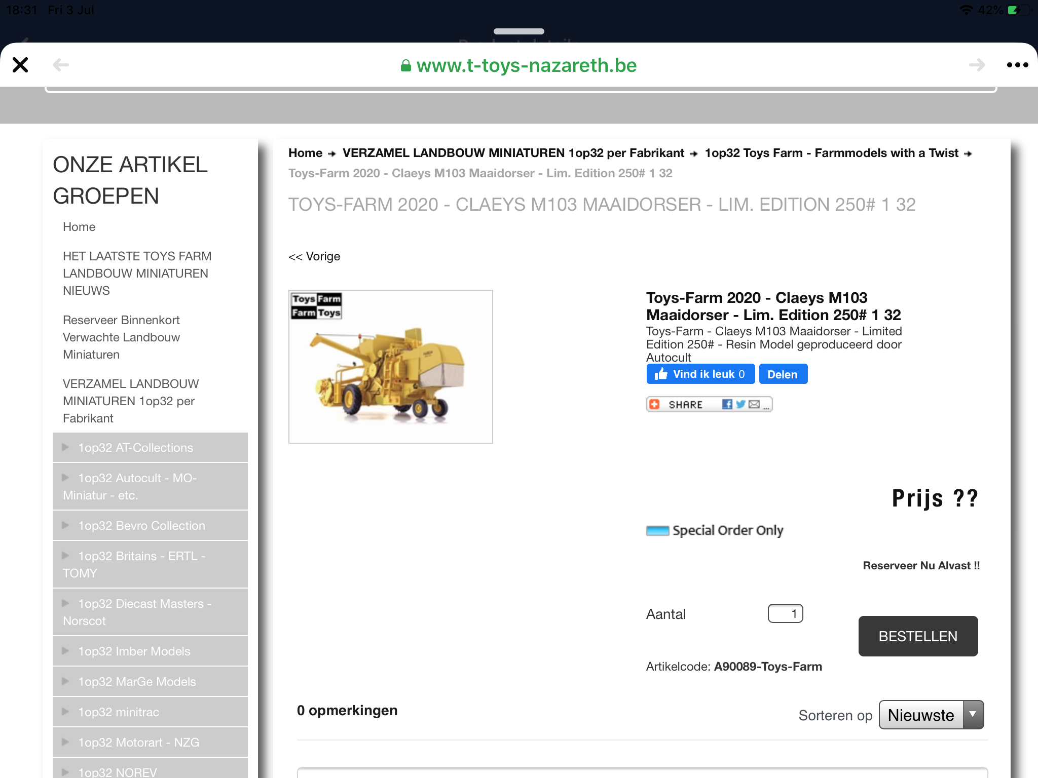 Clayson clayson combine - Other Farm Models - The Farm Toys Forum
