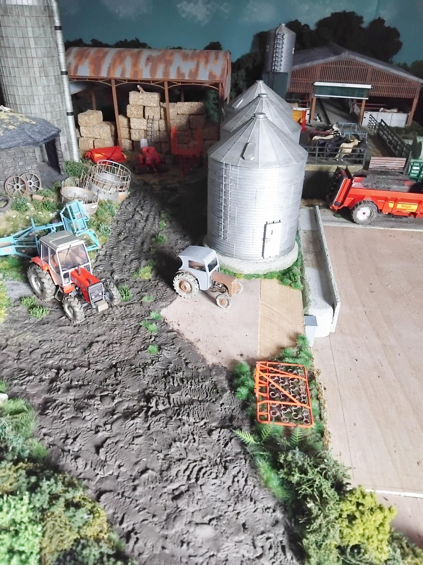 The old yard at Pengwarthick Barton, West Cornwall - part of my model ...