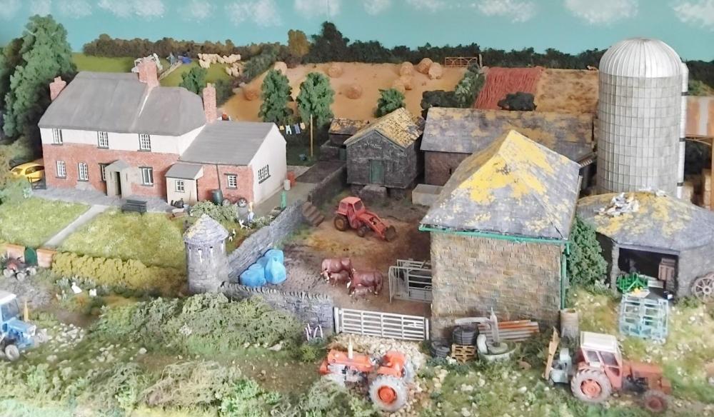 The old yard at Pengwarthick Barton, West Cornwall - part of my model ...