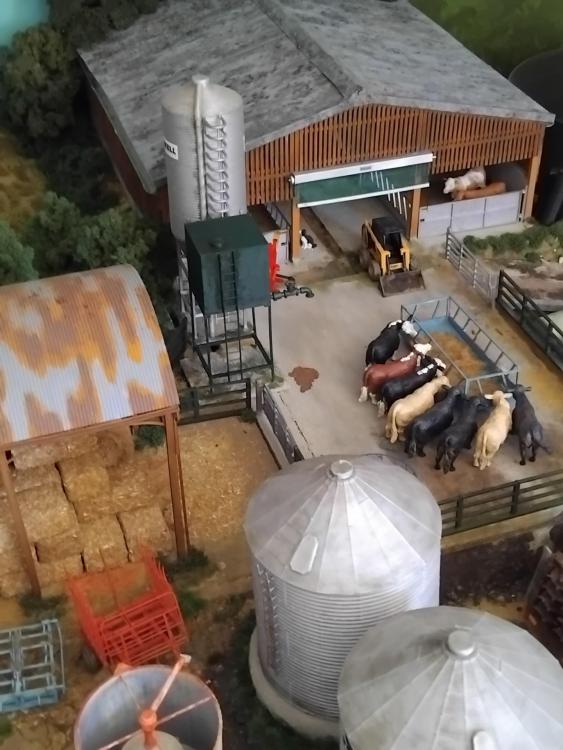 The old yard at Pengwarthick Barton, West Cornwall - part of my model ...